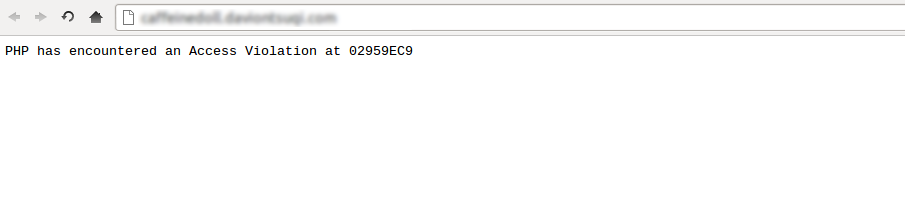 Plesk Error Image