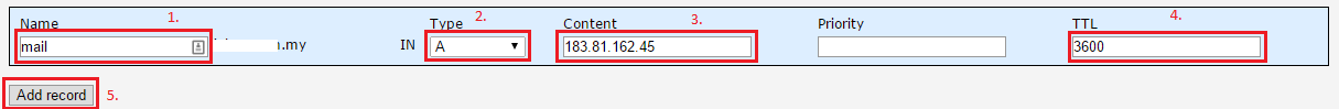 A Record Configuration