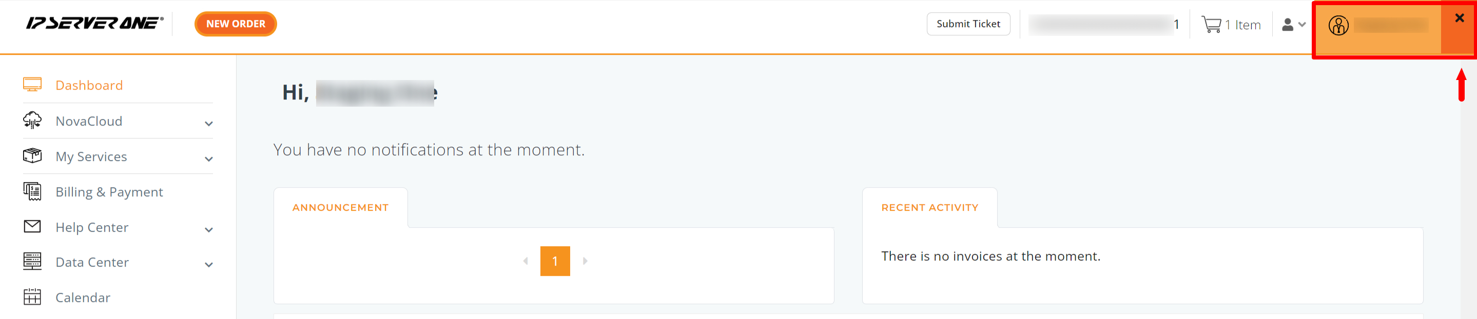 Exiting Primary User Account