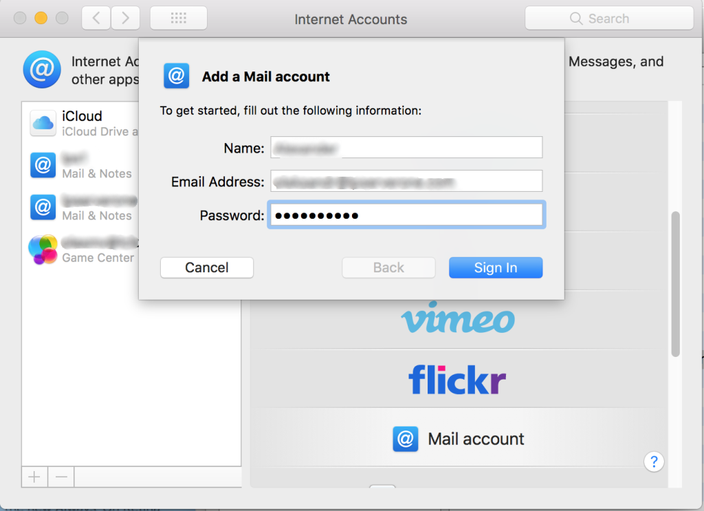 Account Information