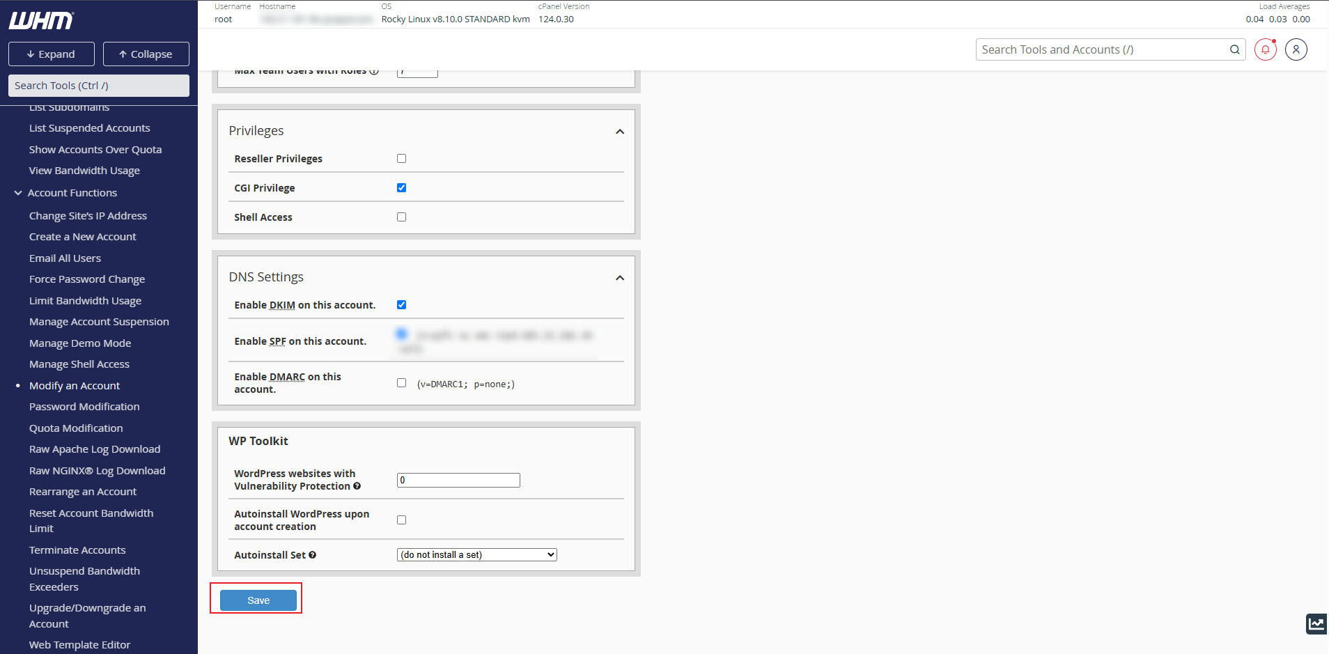 Save Changes Confirmation