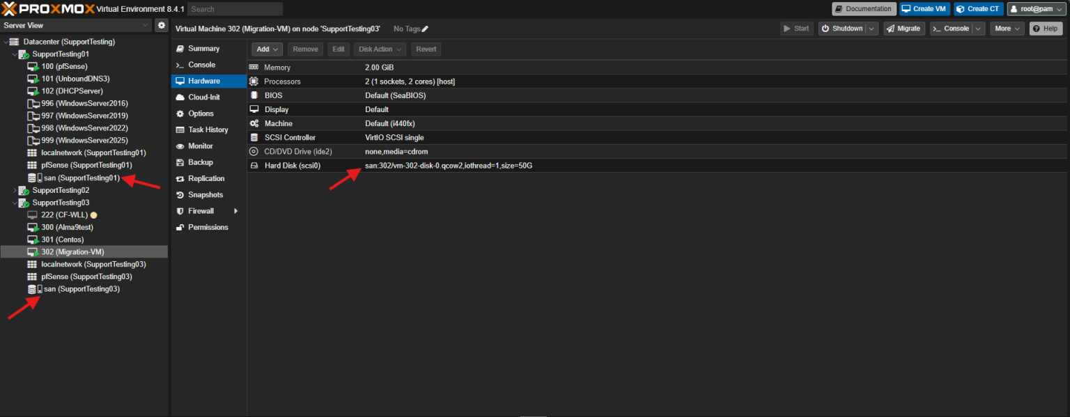 How to seamlessly migrate virtual machines between Proxmox hosts ...