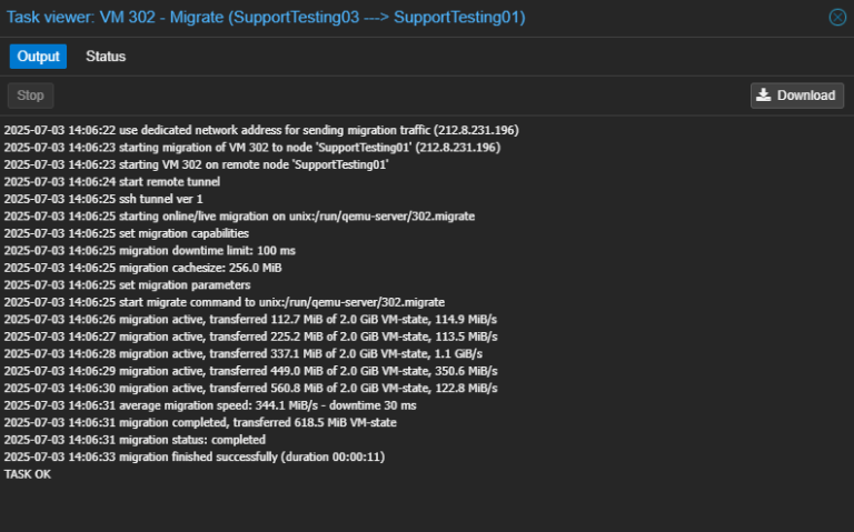 How to seamlessly migrate virtual machines between Proxmox hosts ...