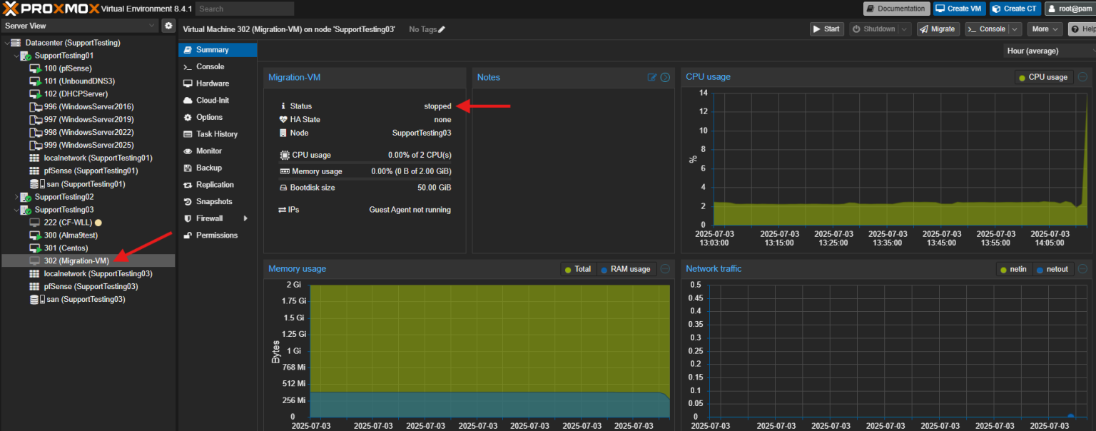 How to seamlessly migrate virtual machines between Proxmox hosts ...