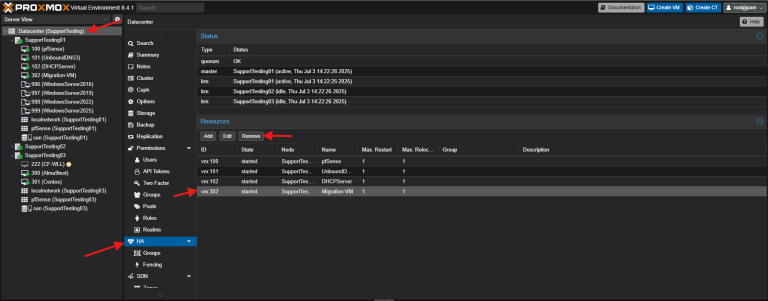 How to seamlessly migrate virtual machines between Proxmox hosts ...